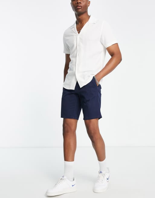 Father Sons Slim Fit Ecru Chino Shorts - FSH228