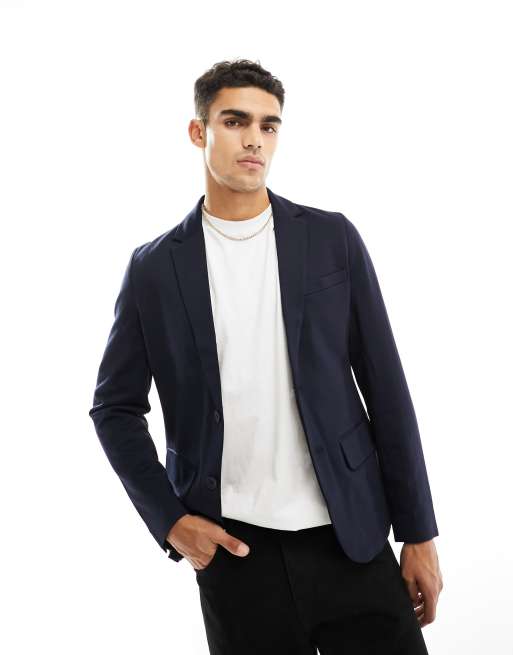 Only & Sons - Slim Fit-blazer i marineblå, 2 af 5