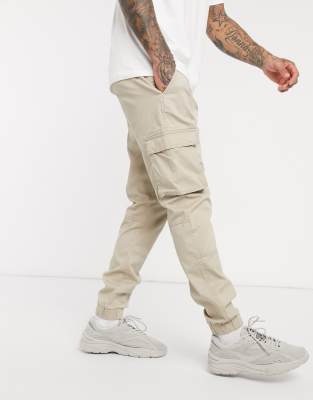 cuffed bottom cargo pants