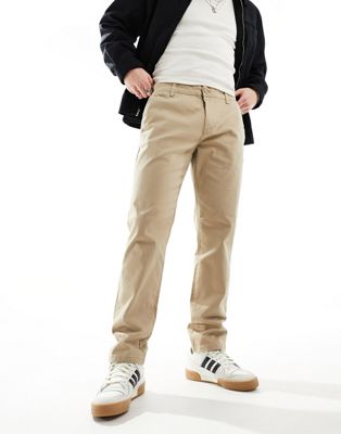 slim fit chino in beige-Gray