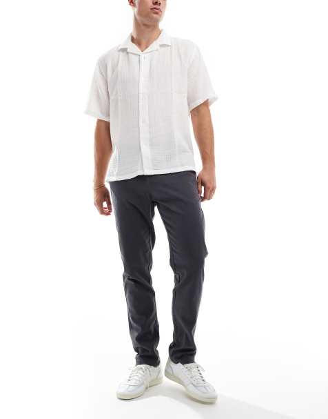 Only & Sons - Slim-fit chino in grijs - view 1