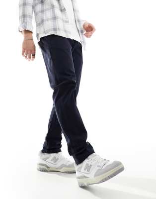 slim fit chino in navy-Blue