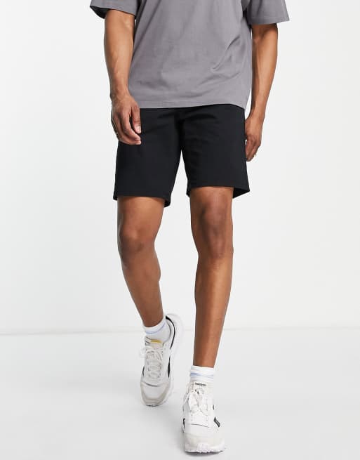Only & Sons slim fit chino shorts in black, 4 of 4