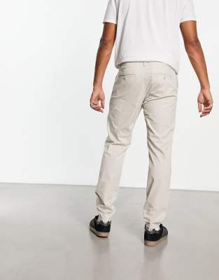 Only & Sons slim fit chinos in beige | ASOS