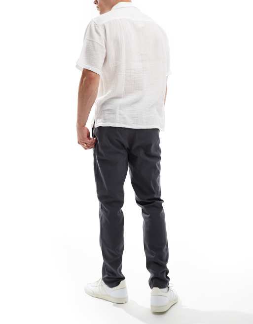 Only & Sons slim fit chinos in grey, 2 of 5
