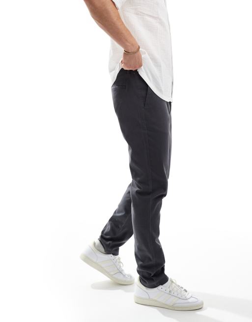 Only & Sons slim fit chinos in grey, 4 of 5