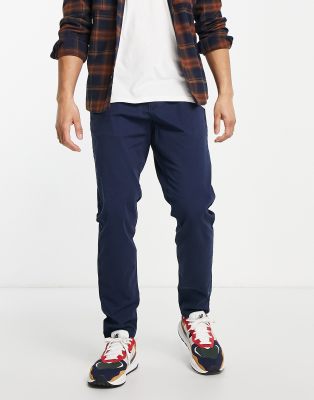 Only & Sons slim fit chinos in navy - ASOS Price Checker