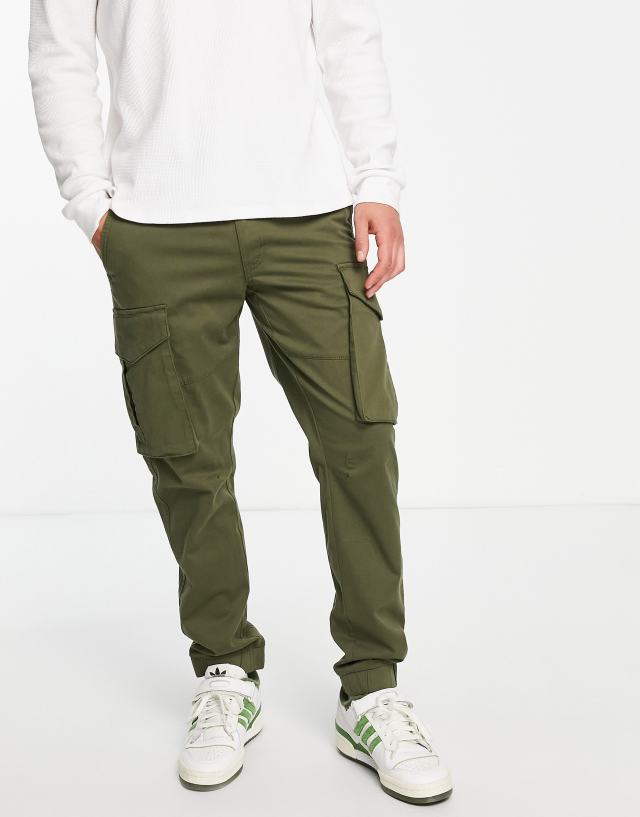 ONLY & SONS - slim fit cuffed cargo in khaki