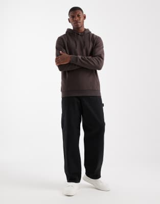 Only & Sons Slim Fit Hoodie In Brown