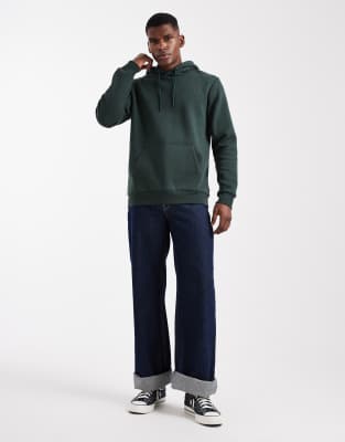 Only & Sons Slim Fit Hoodie In Green