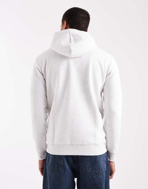 ONLY & SONS slim fit hoodie in light gray, 3 of 5