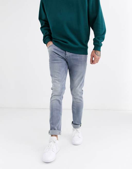 slim Only Sons grey & blue ASOS in wash | fit jeans