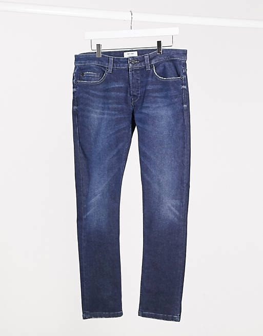 Only & Sons slim fit jeans in blue wash