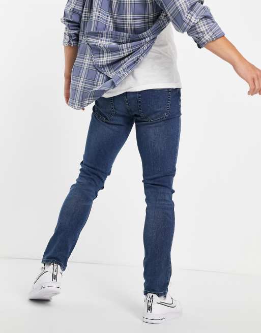 ONLY & SONS slim fit jeans in dark blue , 2 of 4