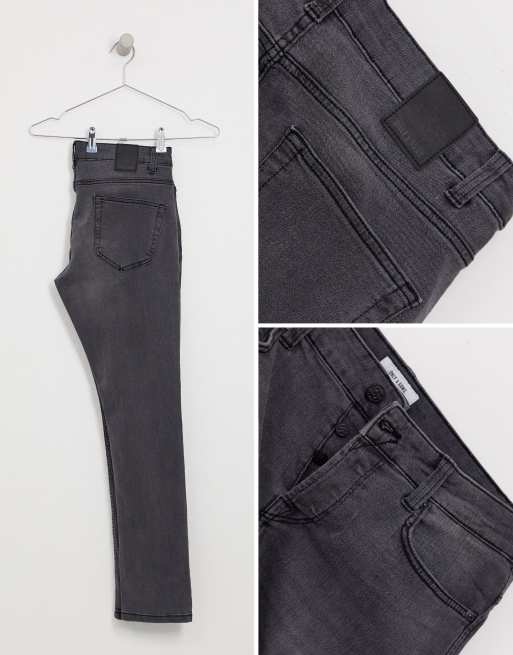 Only & Sons slim fit jeans in grey, 4 of 4
