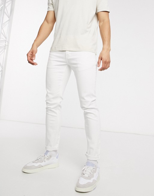 Only & Sons slim fit jeans in white