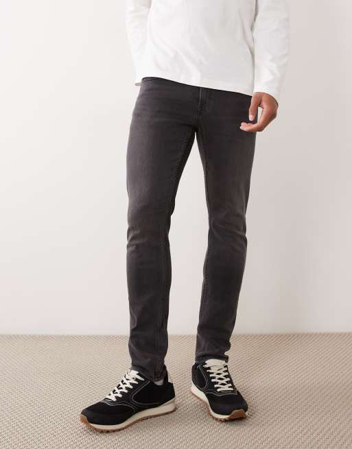 Only & Sons - Slim-fit jeans met stretch en zwarte wassing, 2 van 5