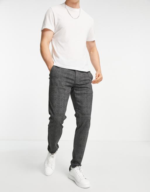 Mens dark best sale grey trousers