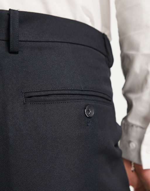 Only & Sons - Slim-fit pantalon in donkermarineblauw, 5 van 5