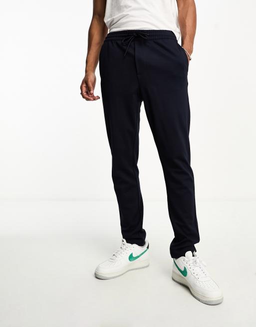 Only & Sons - Slim-fit smaltoelopende broek in marineblauw