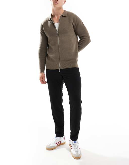Only & Sons - Slim-fit smaltoelopende broek in zwart, 2 van 5