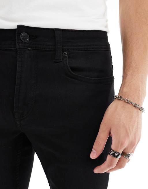 Only & Sons slim fit stretch jeans in black, 5 of 5