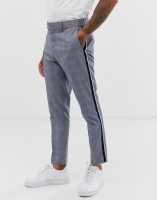 side stripe suit pants