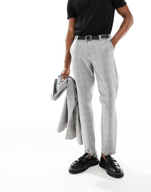 Only & Sons slim fit suit pants in grey check