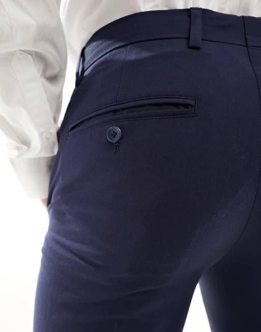 Only & Sons slim fit suit pants in navy, 3 of 5
