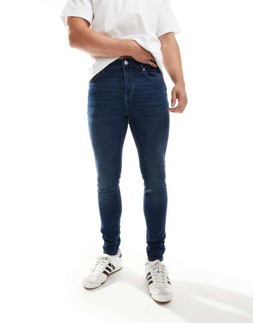 Only Sons Slim Tapered Fit Jeans in Dark Blue Wash