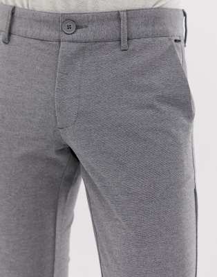Only & Sons slim tapered fit pants in gray | ASOS