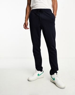 Only & Sons slim tapered fit trouser in navy