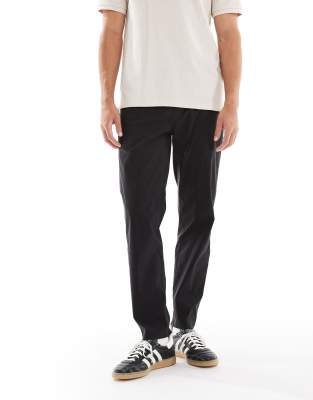 Only & Sons Slim Tapered Pants In Black