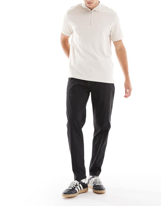 ONLY & SONS slim tapered trouser in black, 2 of 5
