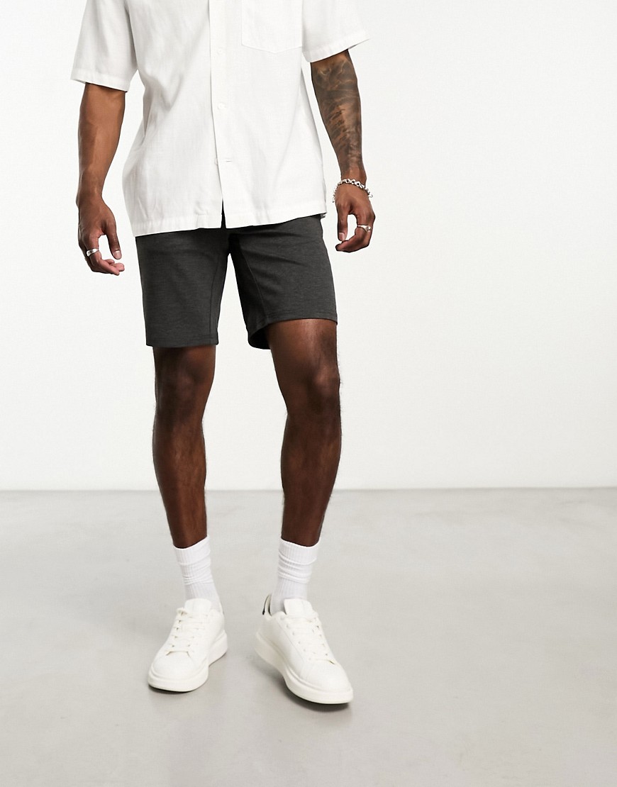 ONLY & SONS smart jersey short in grey