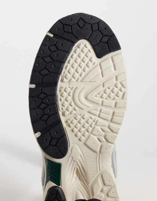 ONLY & SONS sneakers in cream and silver, 4 of 5