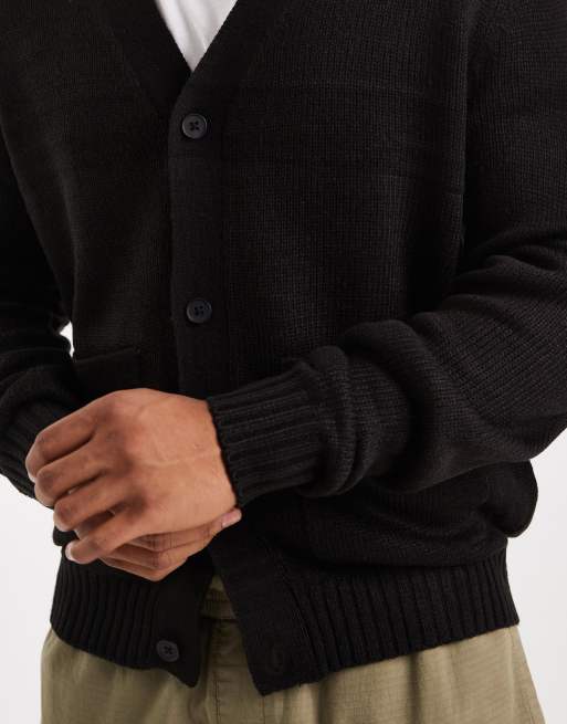 ONLY & SONS - Sort afslappet cardigan, 5 af 5