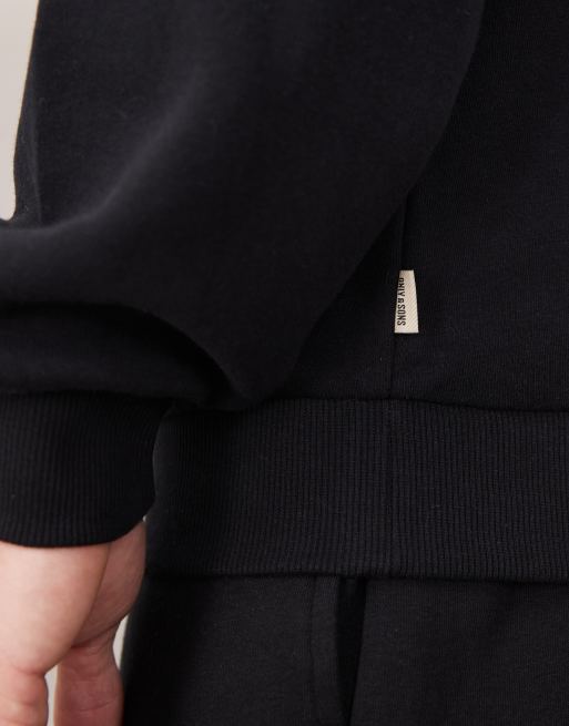 ONLY & SONS - Sort oversized sweatshirt - Del af sæt, 3 af 5