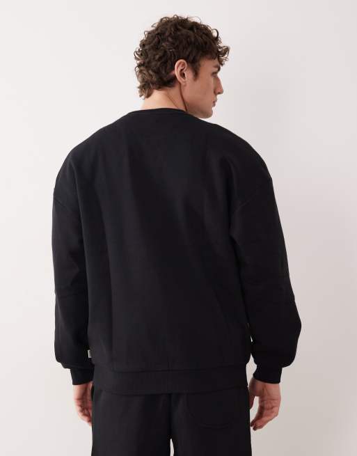 ONLY & SONS - Sort oversized sweatshirt - Del af sæt, 5 af 5