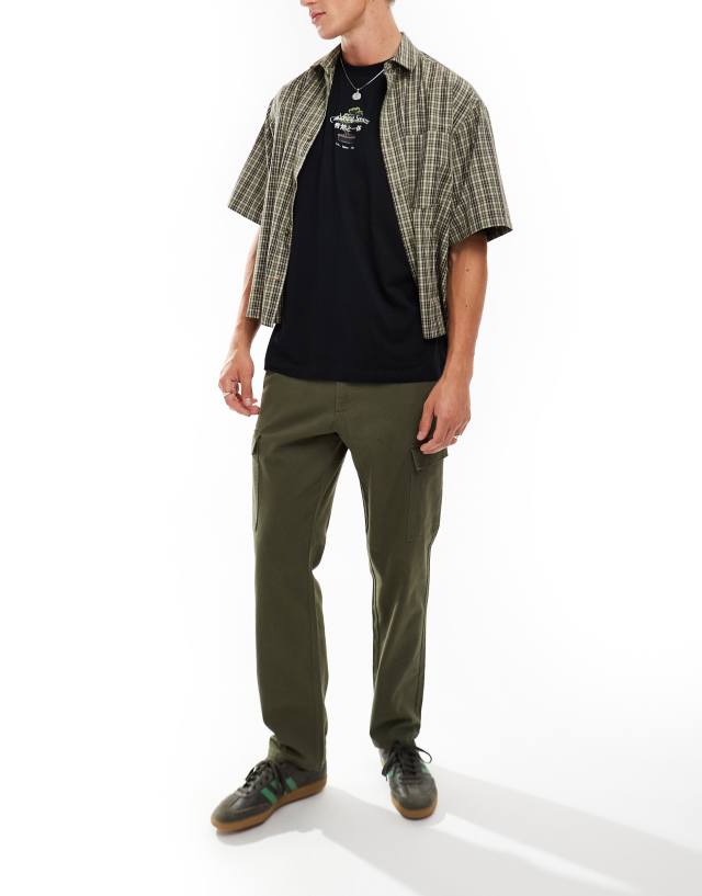 ONLY & SONS - straight fit cargo in khaki