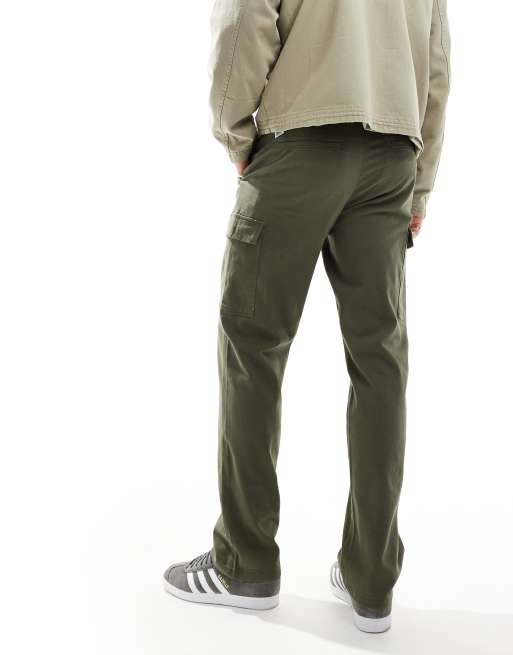 ONLY & SONS straight fit cargos in khaki