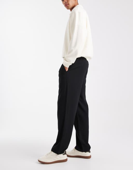ONLY & SONS straight fit pants in black, 3 of 5