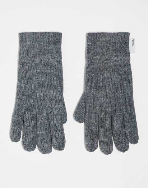 Only & Sons – Strickhandschuhe in Grau - view 1