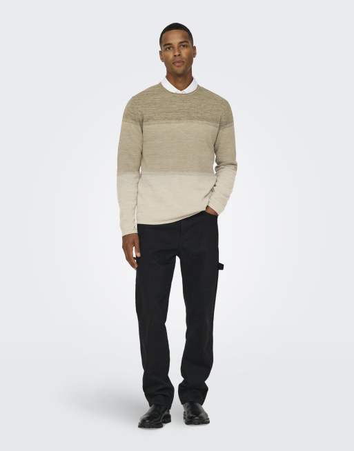 ONLY SONS – Strickpullover in Silber ASOS - Main Image