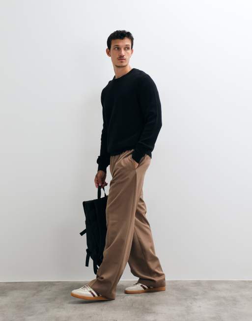 ONLY & SONS Strickpullover mit Rundhalsausschnitt und Relaxed Fit in Schwarz, 2 von 5