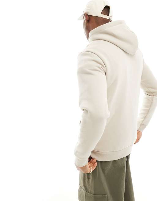 ONLY & SONS - sudadera con capucha de corte slim en piedra, 4 de 4