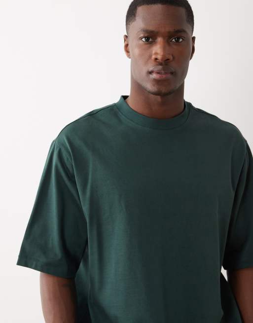 ONLY & SONS super oversized t-shirt in dark green, 5 of 5
