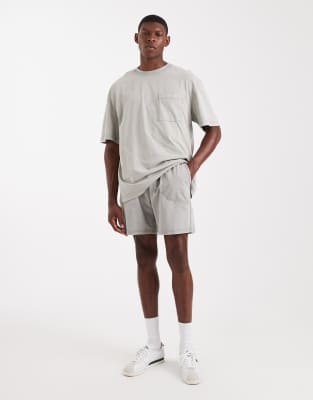 Only & Sons Super Oversized T-shirt In Neutral