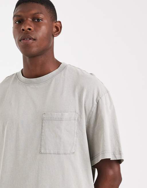 ONLY & SONS super oversized T-shirt in washed light gray - part of a set, 5 of 5