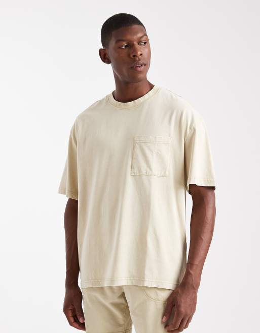 ONLY & SONS super oversized T-shirt in washed sage - part of a set